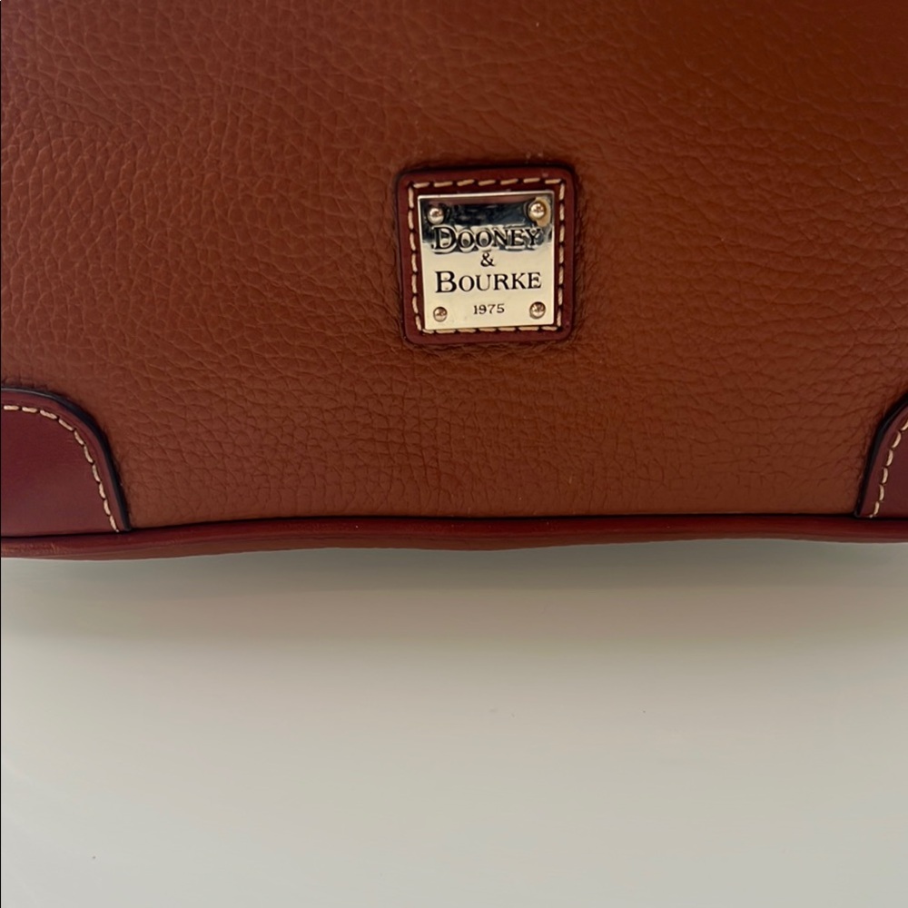 Dooney & Bourke Brown Leather Satchel - NWOT - Picture 2 of 9